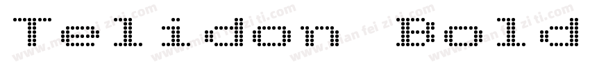 Telidon Bold字体转换